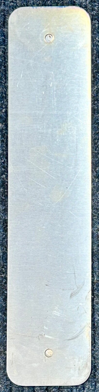 Aluminum Contractor’s 4” x 18” ARROW WATER SIGN – New Old Stock