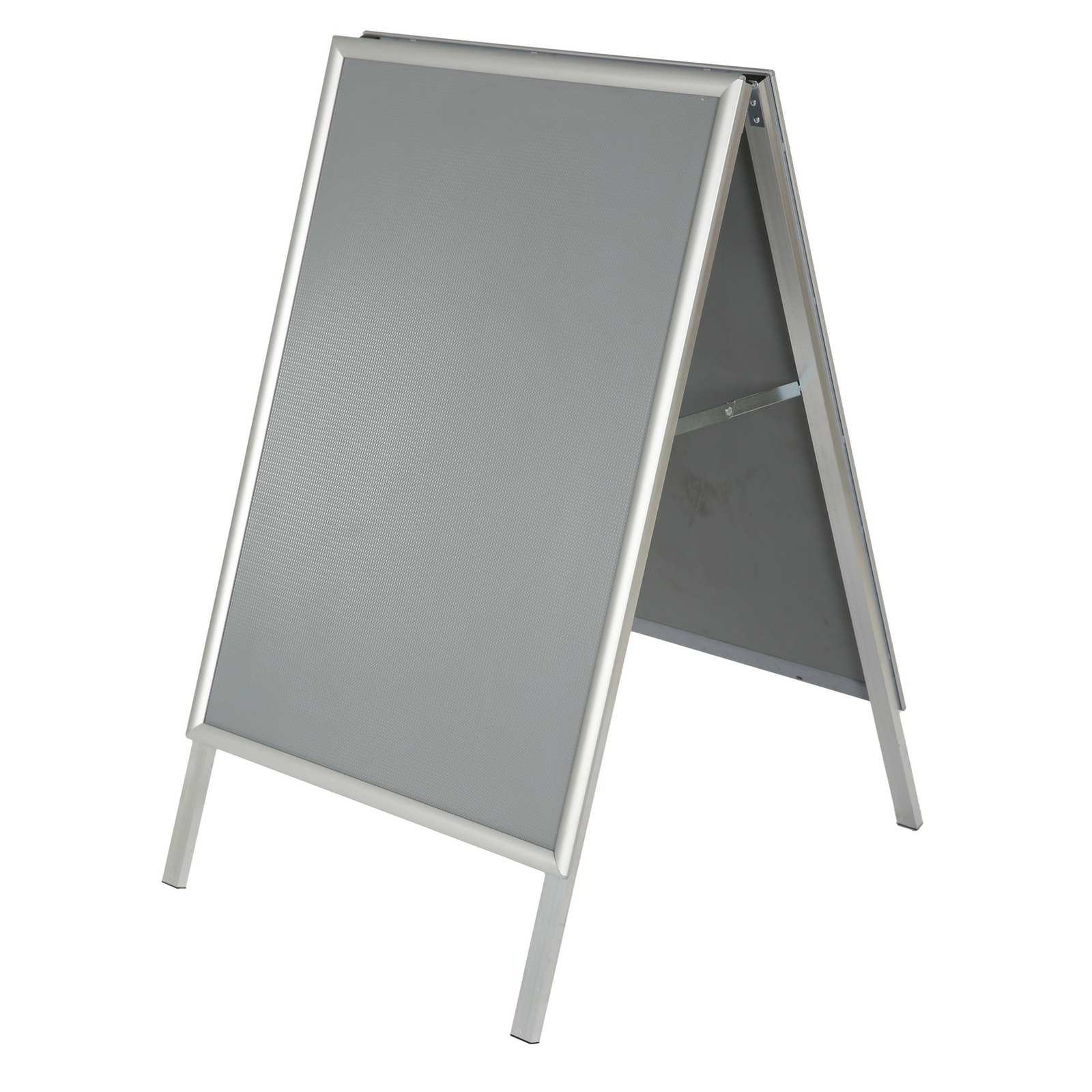 Sandwich Board Sidewalk Snap A-Frame Header Menu Holder Double Side 22×28 Silver