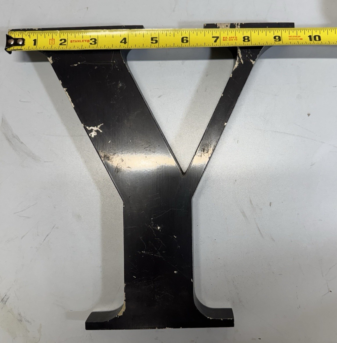 Gemini Inc 10” Cast Aluminum Architectural Letter Sign Black Commercial Letters
