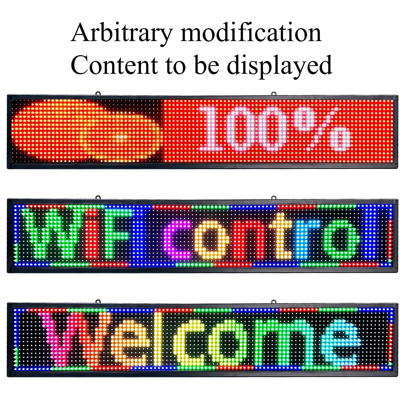 P10 Programmable Scrolling Led Sign Outdoor Digital Sign Display 39&Prime;X8&Prime;