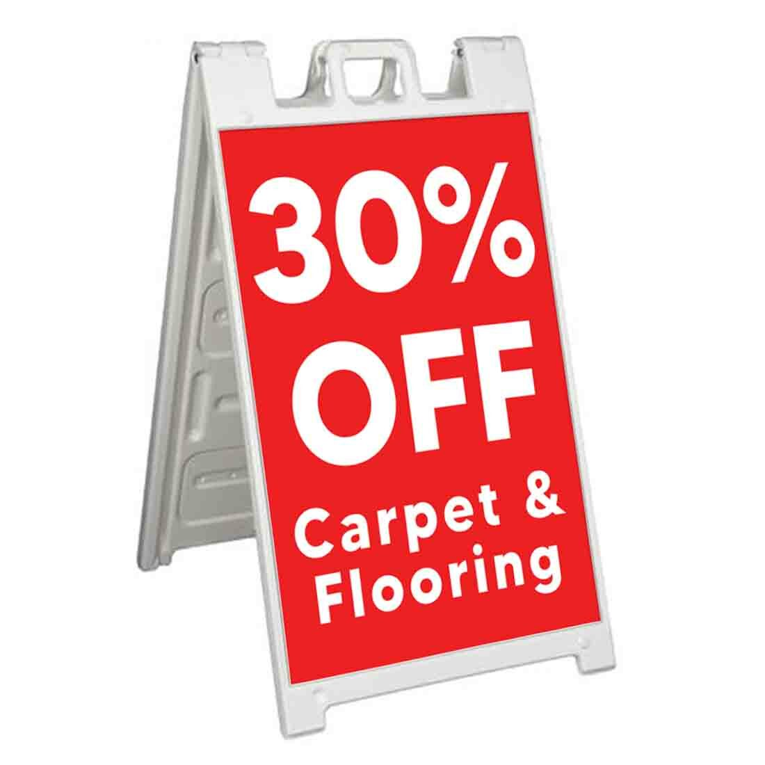 30% Off Carpet & Flooring Signicade 24×36 A Frame Sidewalk Sign Double Sided