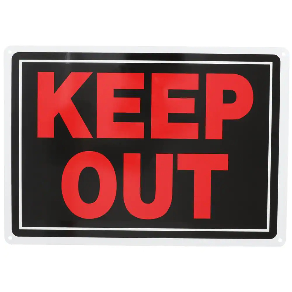 NEW 10×14 Aluminum « Keep Out » Sign Bold, Weatherproof Ideal for Private Property