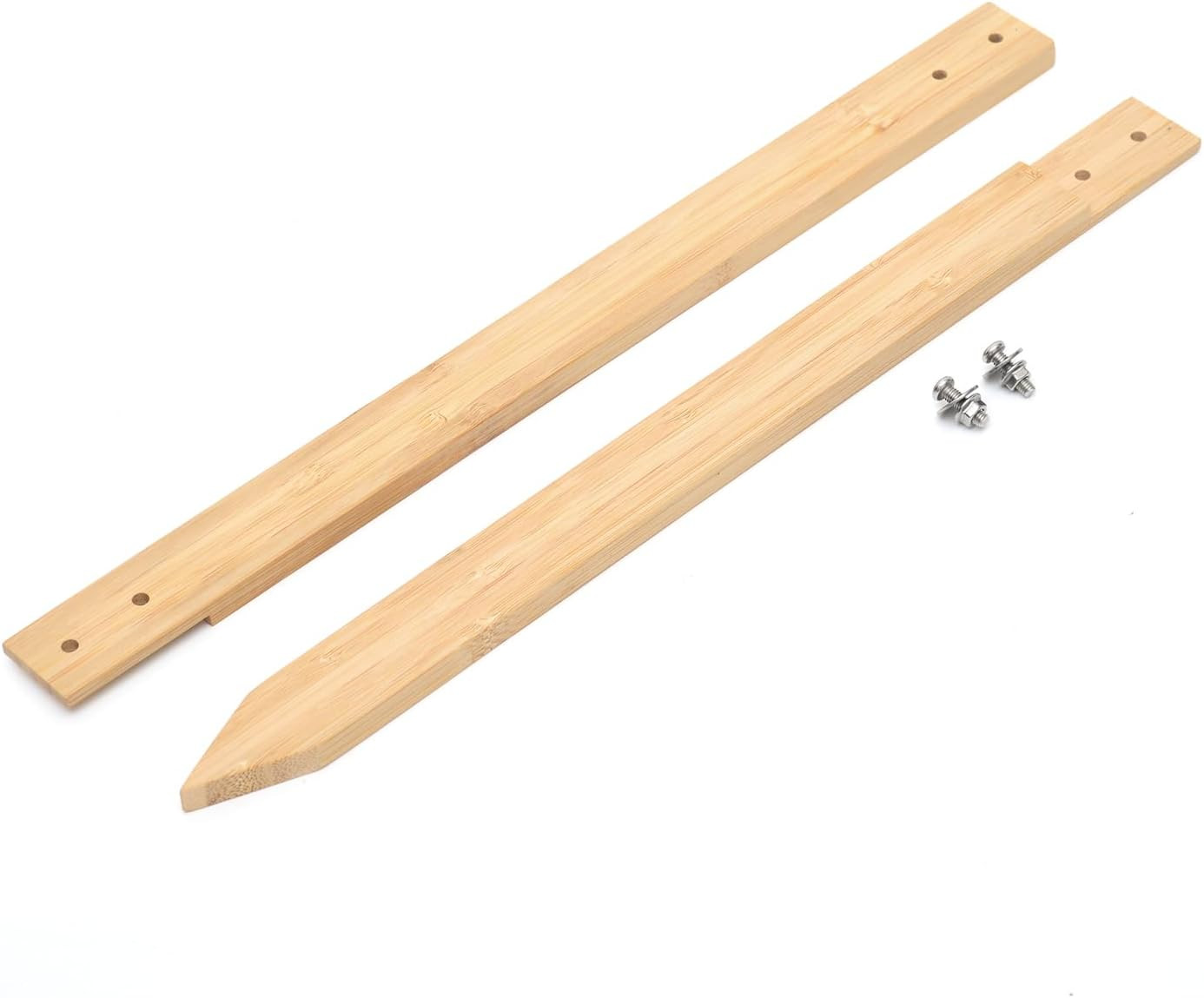 Yard Stake for Sign, 27.5&Prime;/2.3Ft Long Bamboo Stake for Yard Sign, Hardware Inclu