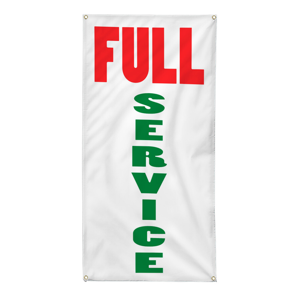 Vertical Vinyl Banner Multiple Sizes Full Service Business Outdoor
