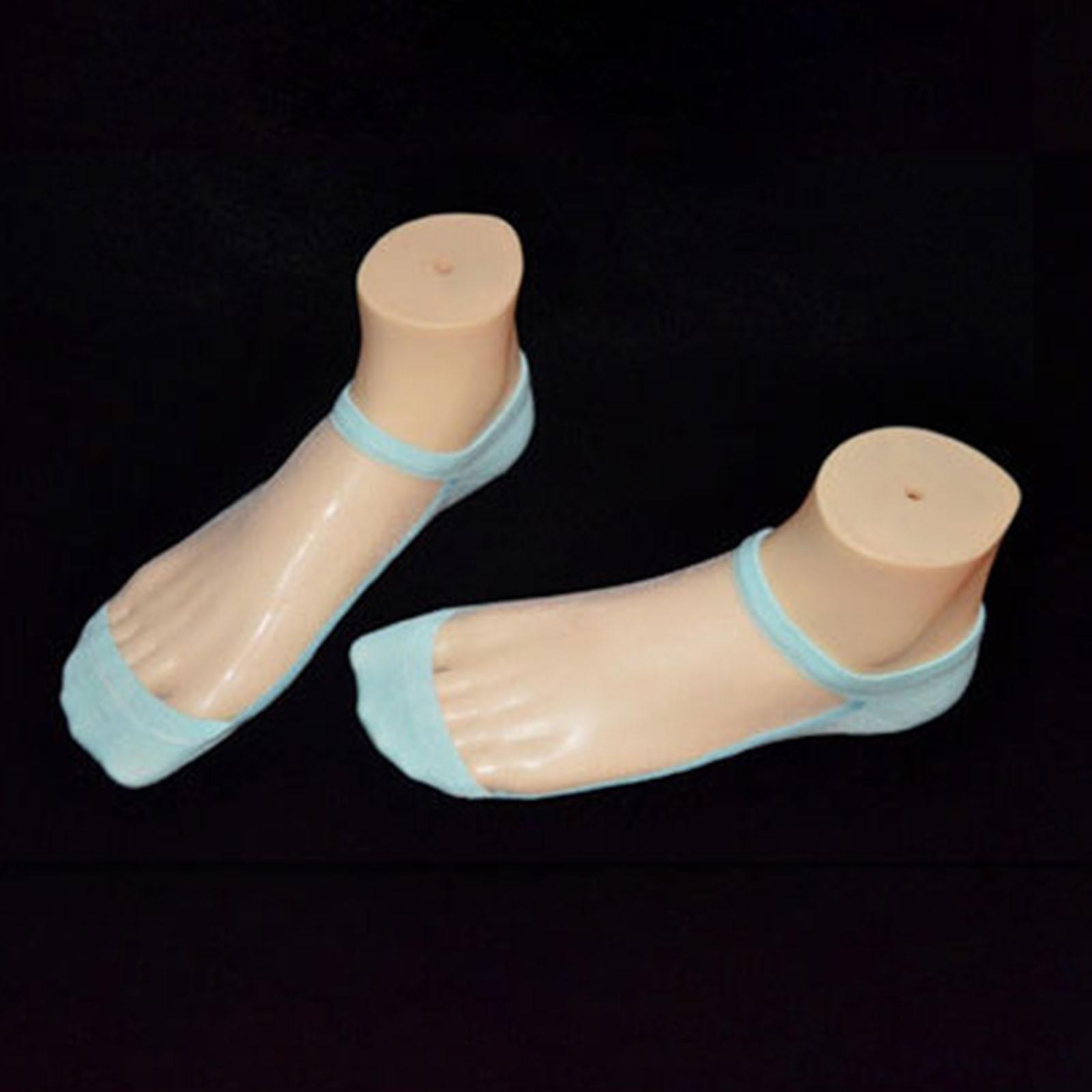Mannequin Feet Socks Display Props Left and Shoes Feet Model for Sandal Short