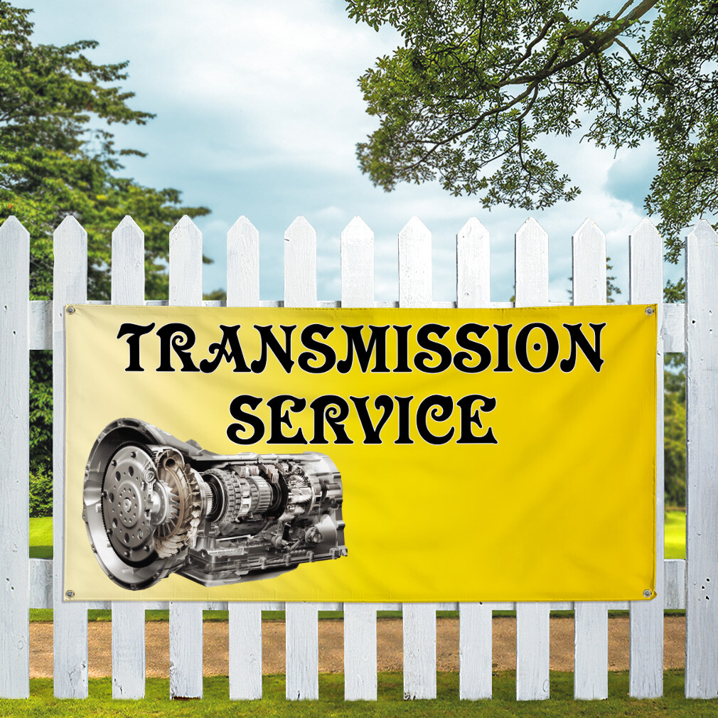 Vinyl Banner Multiple Sizes Transmission Outdoor Advertising Printing Automotive
