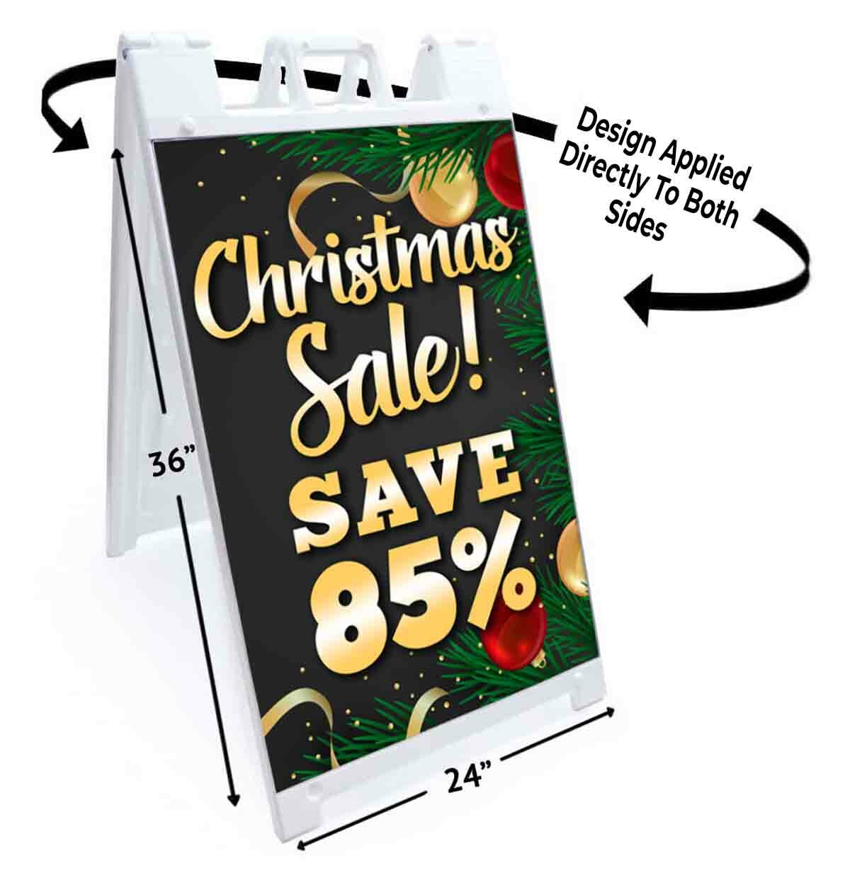 CHRISTMAS SALE SAVE 85% Signicade 24×36 A Frame Sidewalk Sign Double Sided