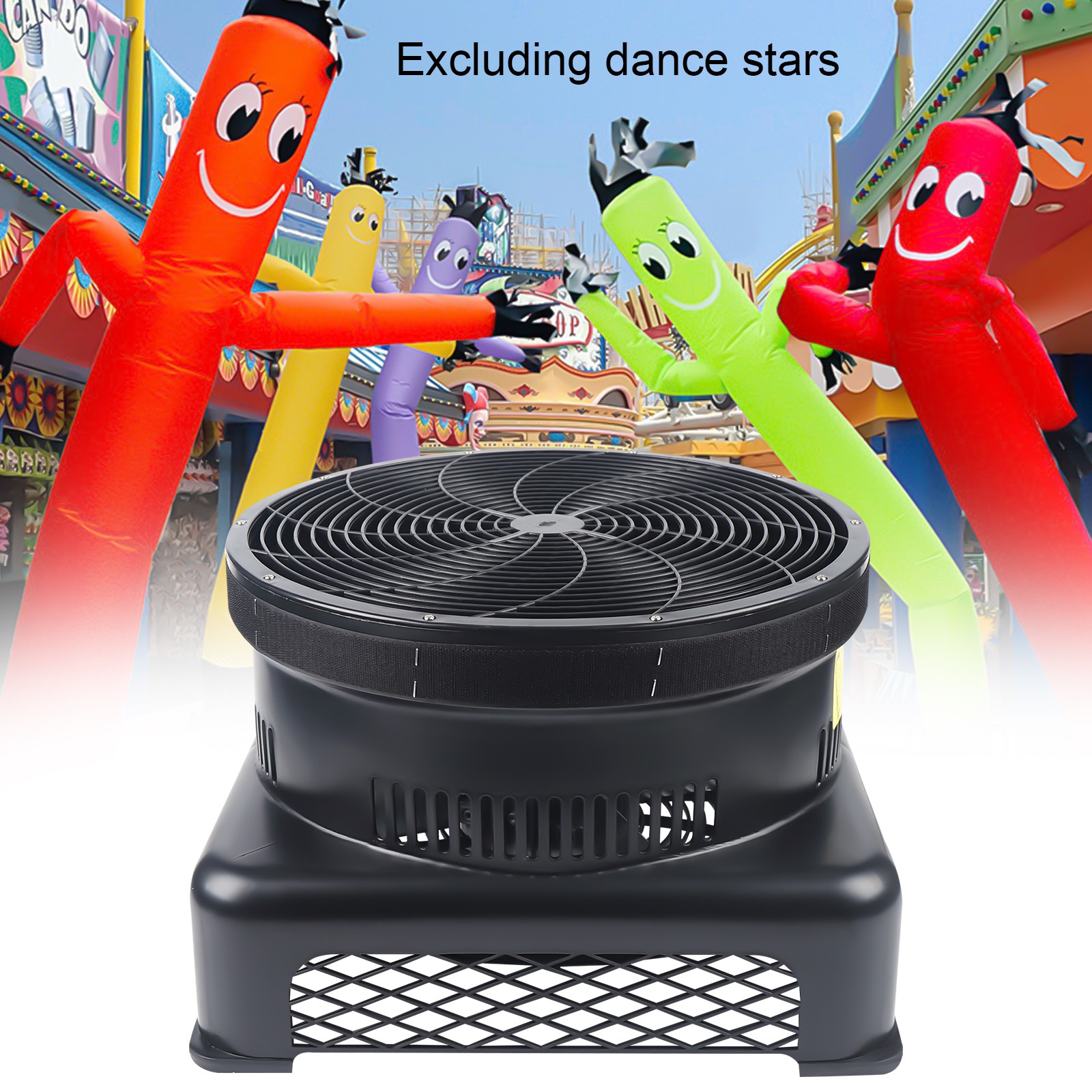 17.7&Prime; Air Blower Fan Fit Inflatable Wind Dancer Tube Man Fly Guy Sky Puppet 950W