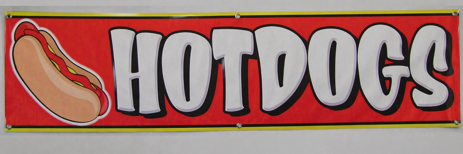 Hot Dog Stand Vinyl Banner Sign – Concession – Fair – 15oz Heavy Duty