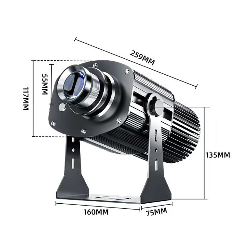 160W IP67 LED Floor Sign Projector Gobo Projector Forklift Safety Logo Projector