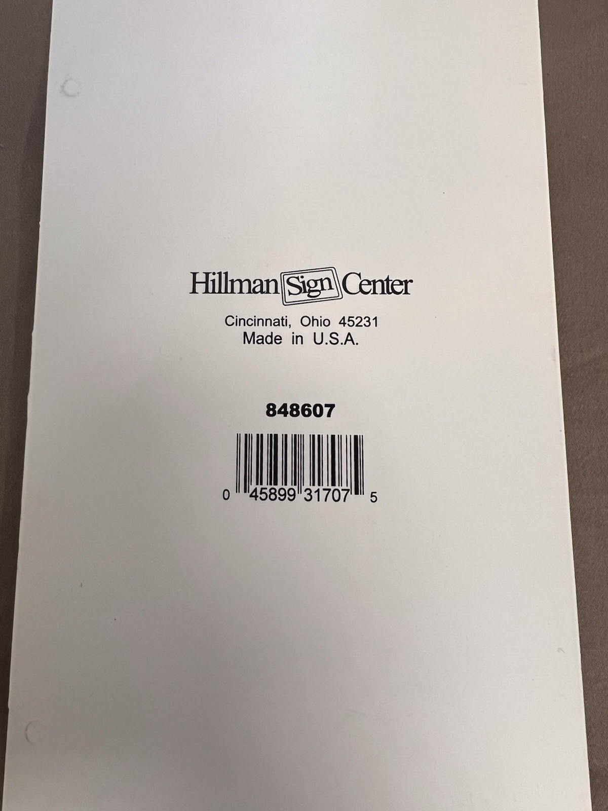 Hillman 848607 Red & Black White Plastic Critter Xing Sign – 5&Prime; X 10&Prime; Farm Anim