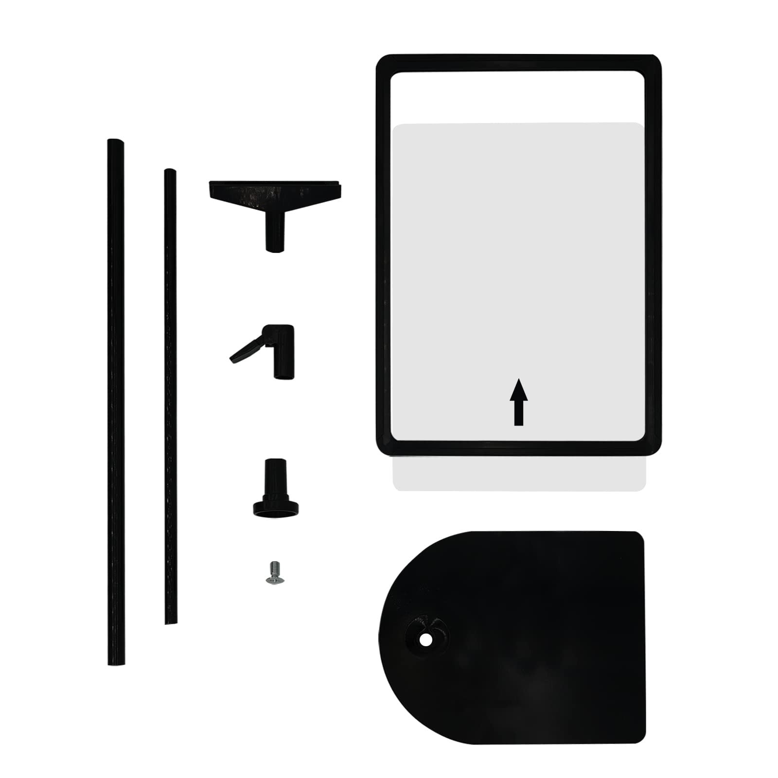 Sign Holder Stand, 8.5×11 Inch Adjustable Tabletop Sign Holder Floor Stand fo…