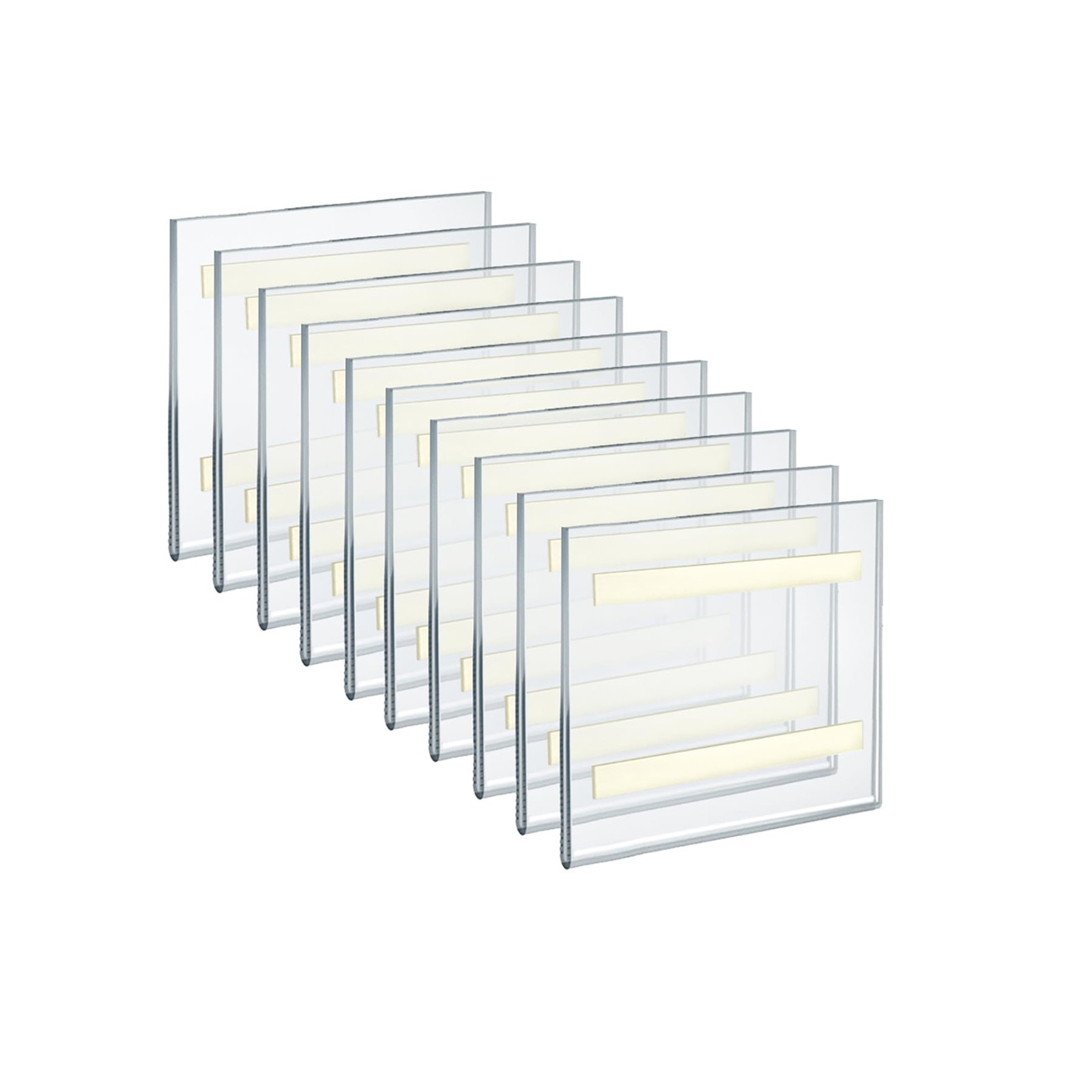 Azar Displays 122029 5.5-Inch W by H 5.5 in. W x in H, Clear