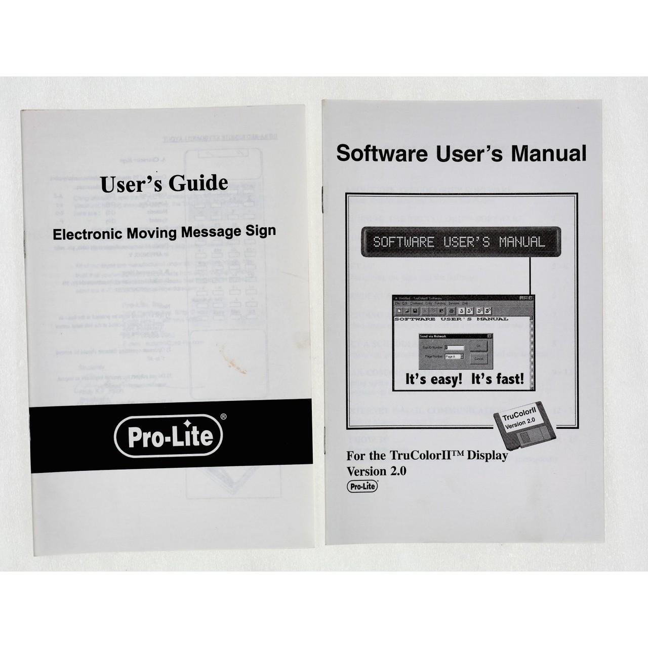 Pro Lite ERC-M1010 Moving Message Sign with Software and User Manual New