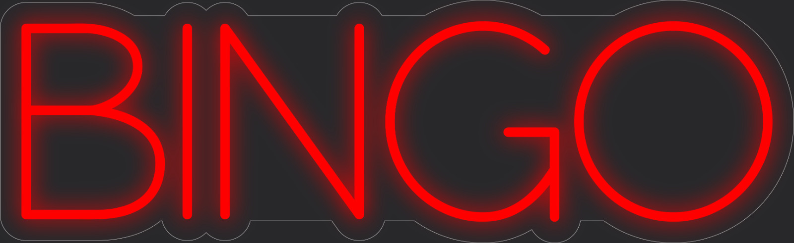 Bingo Neon LED Sign Business Wall Decor Lighted Store Sign 36 x 11 in.