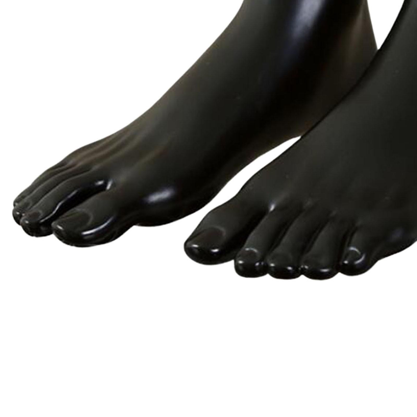 Mannequin Feet Socks Display Props Left and Shoes Feet Model for Sandal Short
