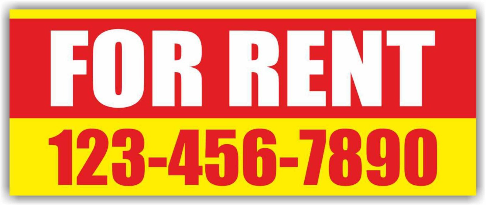 FOR RENT Advertising Banner Vinyl Mesh Sign buy sell realtor phone number