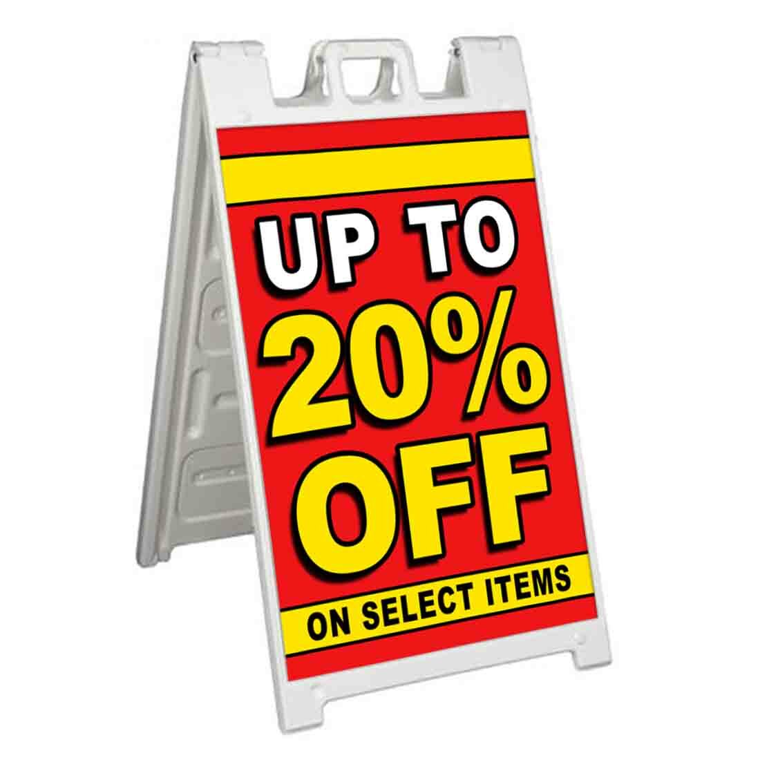 UP TO 20% OFF ON SELECT ITEMS Signicade 24×36 Aframe Sidewalk Sign Banner Decal