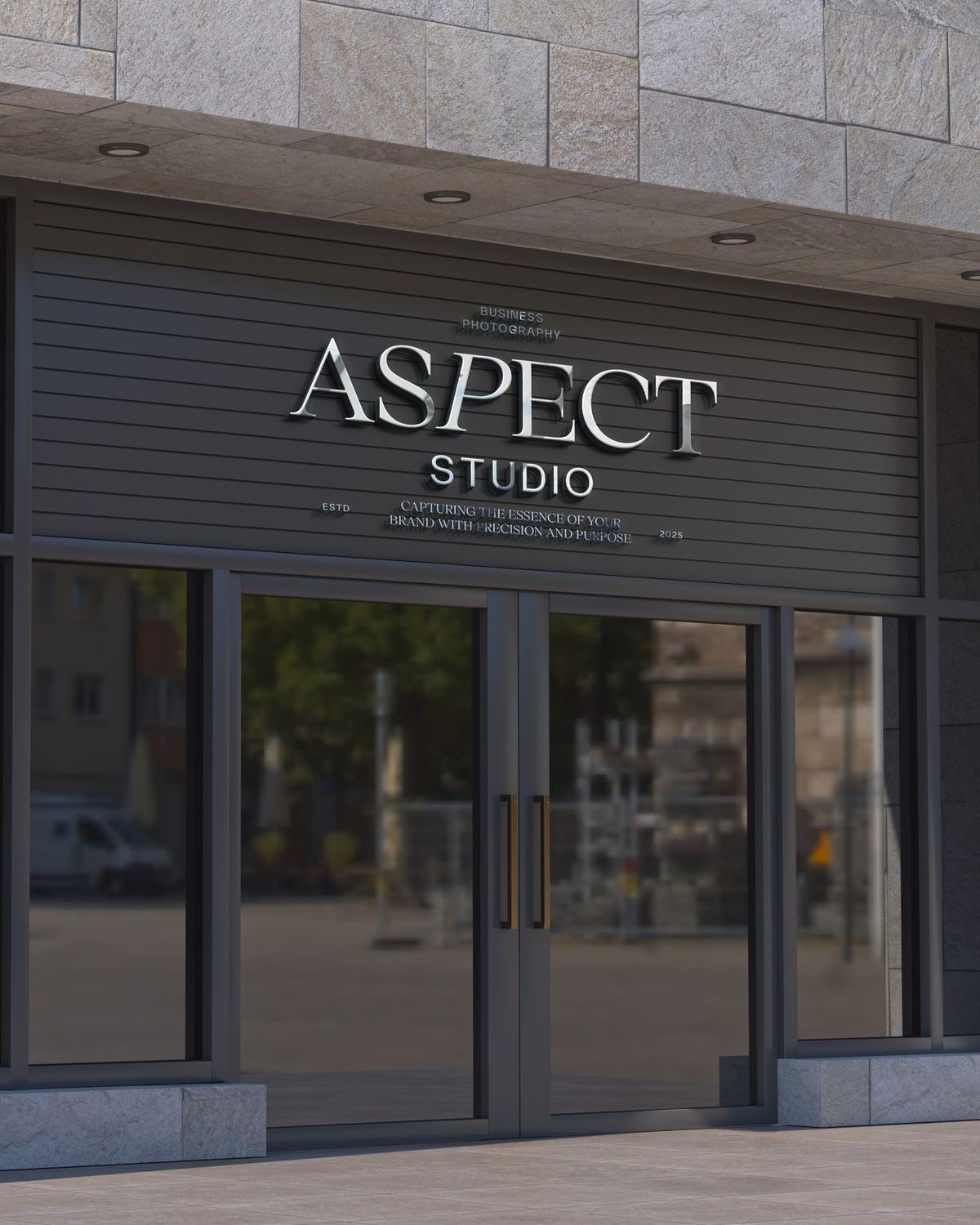3D Laser Cut Nonlit Metal Sign – Custom Outdoor Business Logo Wall Display