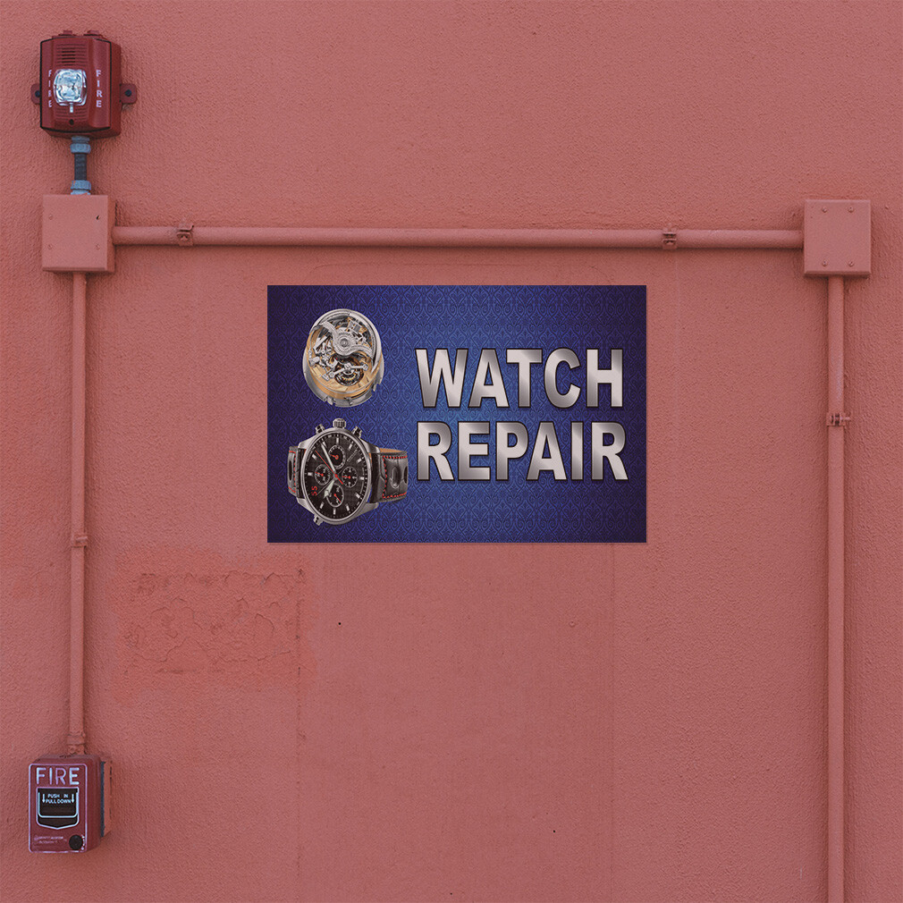 Decal Stickers Watch Repair Business A Vinyl Store Sign Label Business