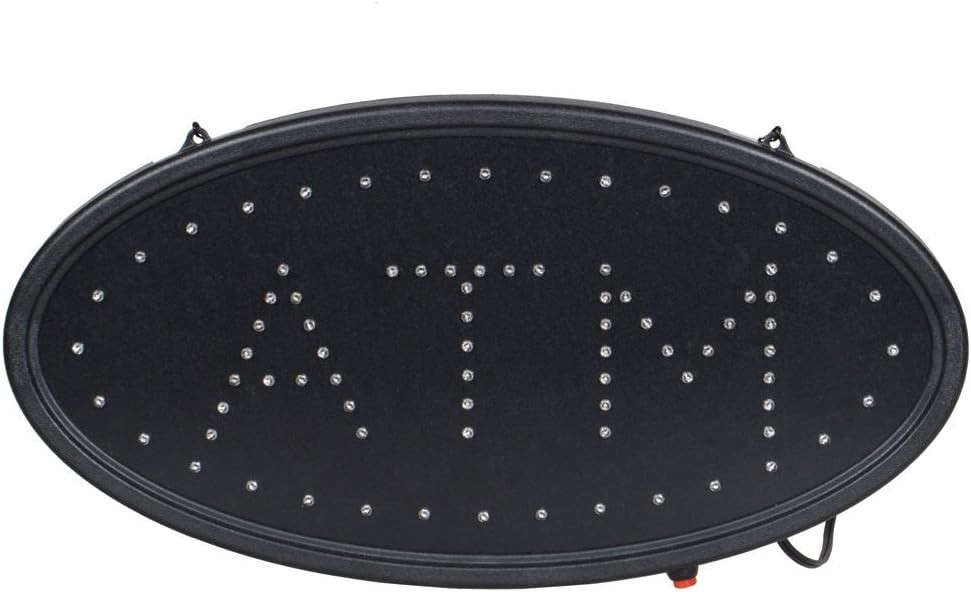 Multicolor LED ATM Sign for Enhanced Store Appeal – 19&Prime;x10&Prime; Easy Install Decor