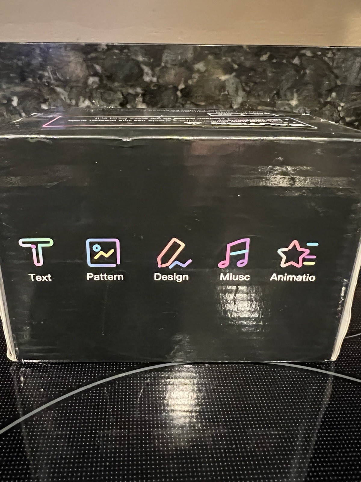 USB LED Car Flexible Sign Scrolling Message Display Screen APP Programmable RGB