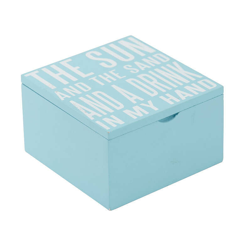 Factory Direct Craft « The Sun and The Sand… » Trinket Box | 2 Pieces