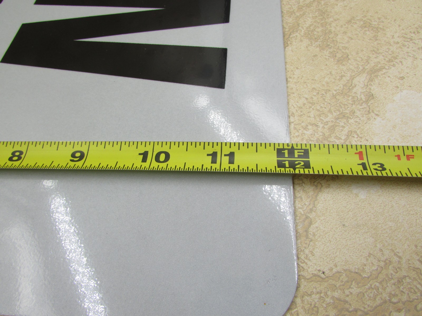 ULINE (Now Hiring) Metal Aluminum Sign, 4 Pre-Drilled Holes In Corners 18&Prime; X 12&Prime;