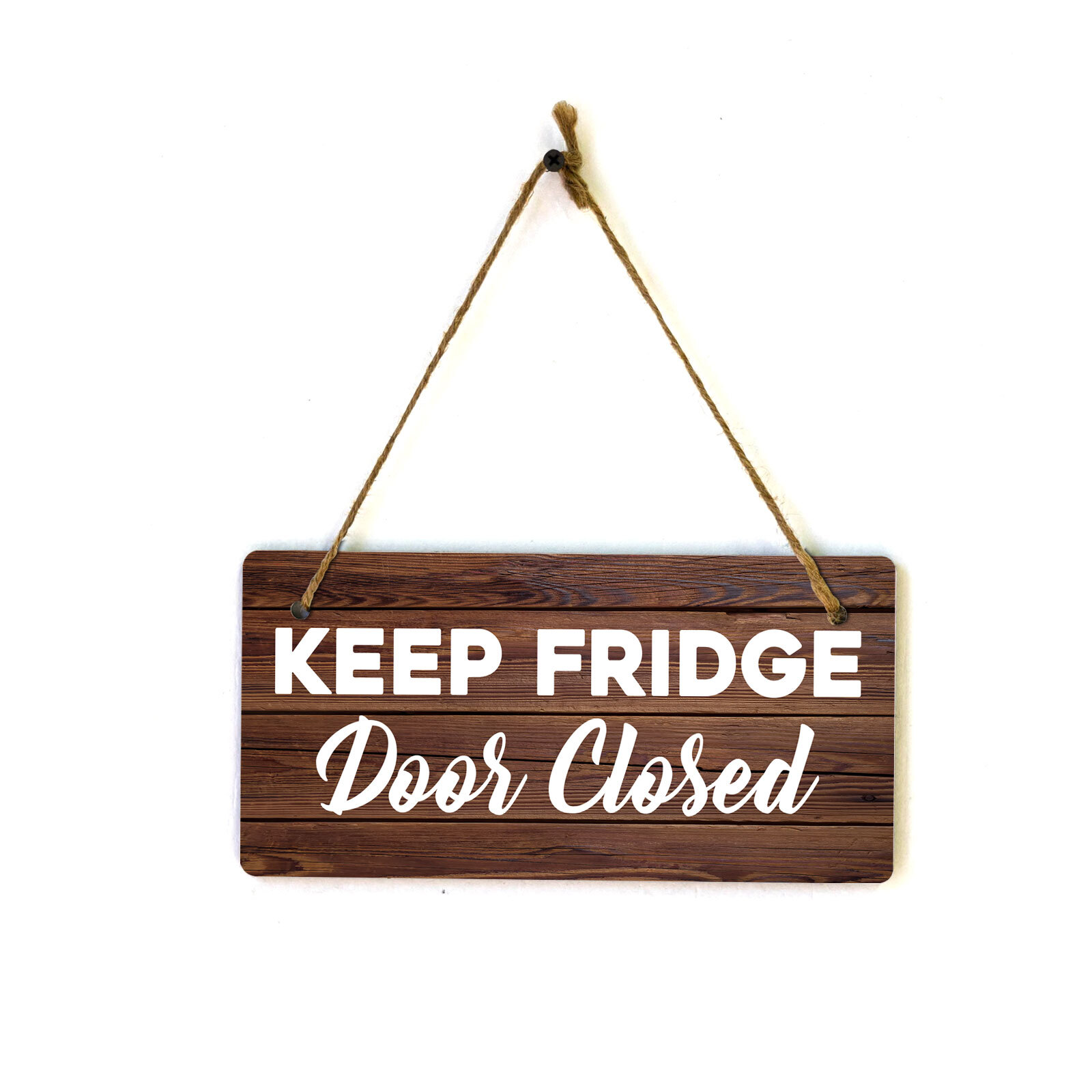 Keep Fridge Door Closed 5×10 Hanging Plus Sign | Home & Office Decor