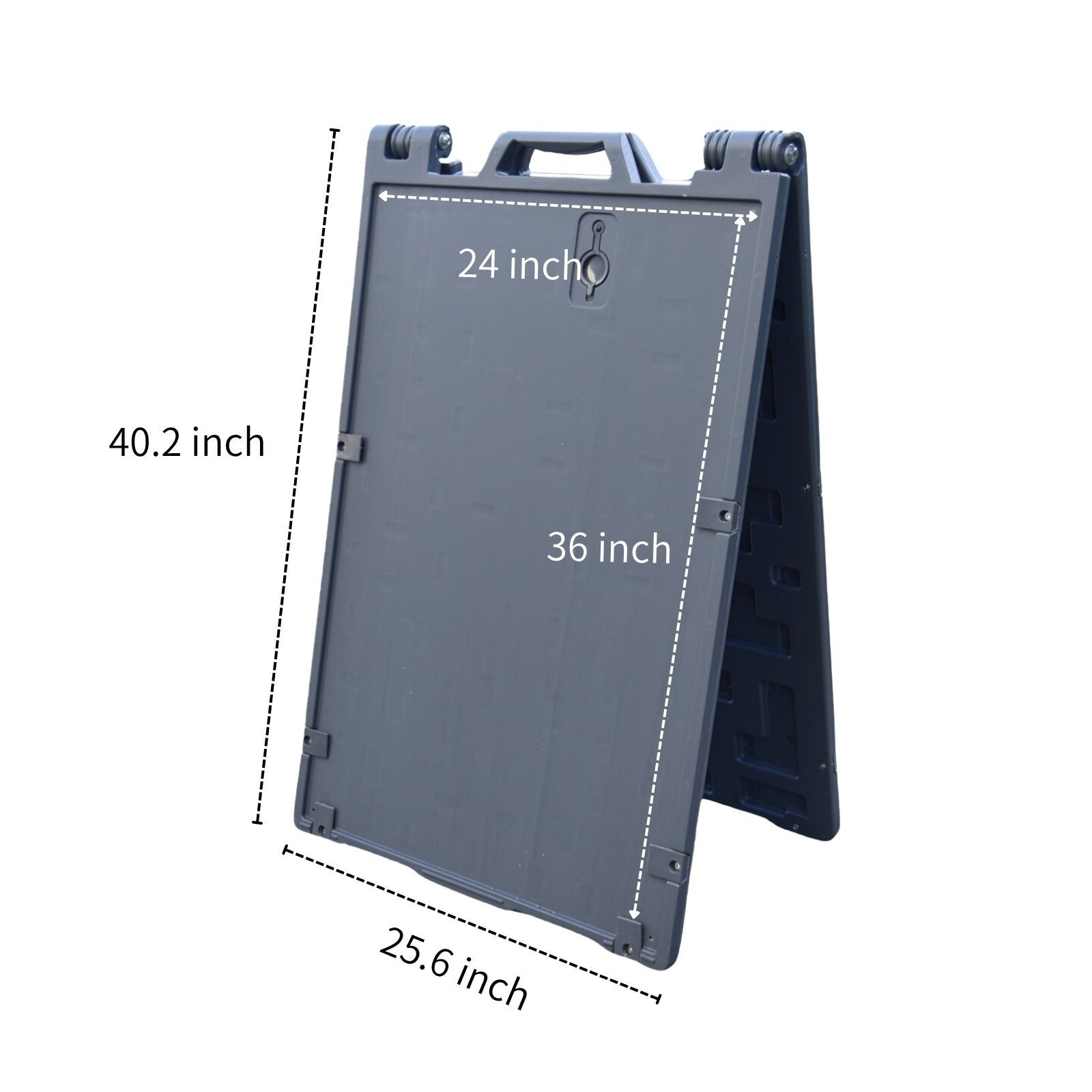 1Pack 24×36” Double Sided A-Frame Sandwich Board Sign Foldable Black Frame Only