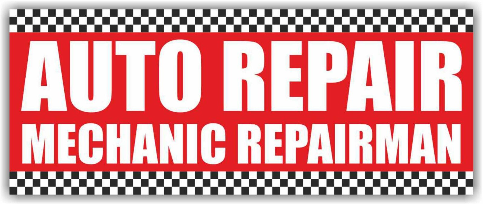 AUTO REPAIR MECHANIC REPAIRMAN Advertising Banner Vinyl Mesh Sign Flag Service