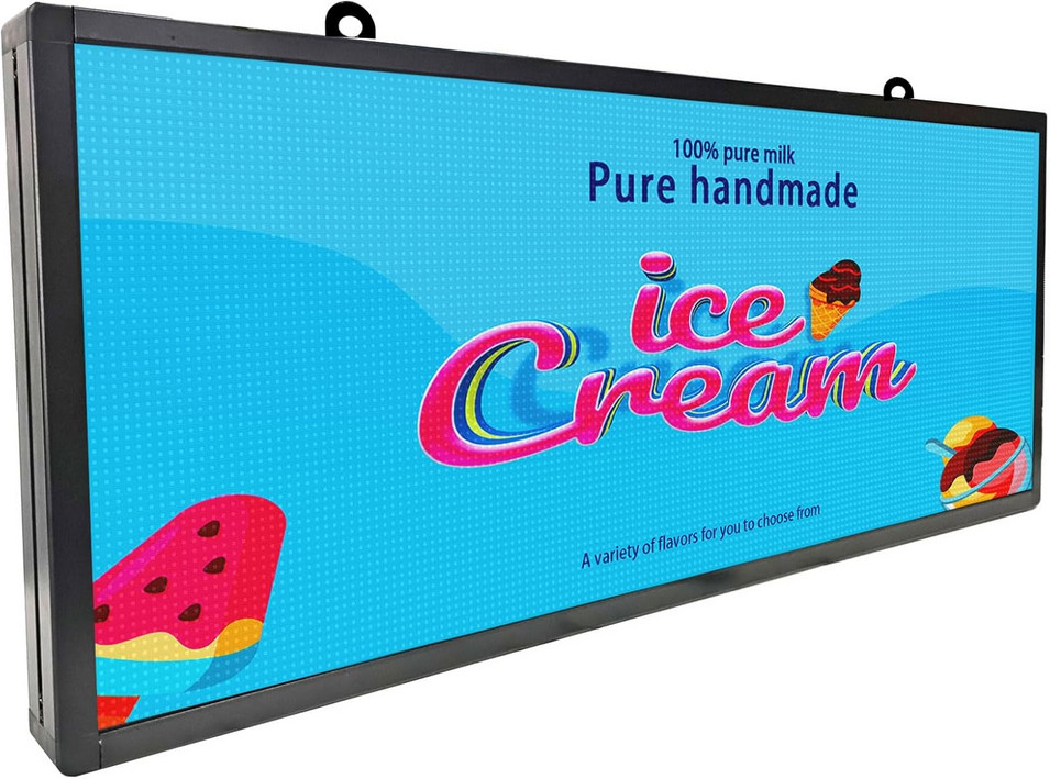 Led Signs Scrolling Programmable, Display Screen Outdoor Waterproof 40&Prime;x17&Prime;