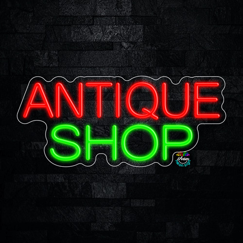 Antique Shop LED Neon Sign 23&Prime;L x 10&Prime;H #32019
