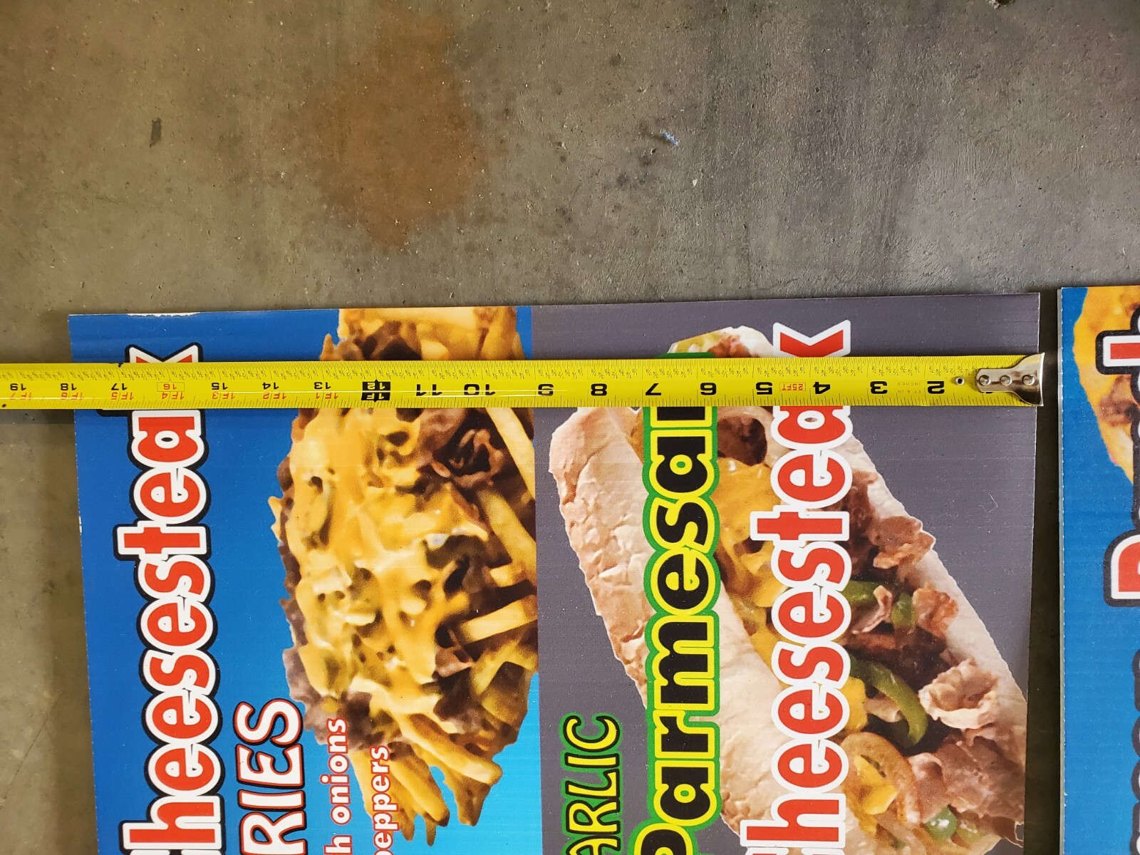 Fries Food Concession French fries Philly cheese steak size in pics
