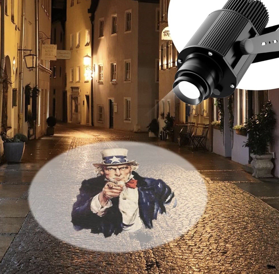 LOGO GOBO💡LED SPOTLIGHT PROJECTOR Business Store Advertising SIGN⚡️Weatherproof