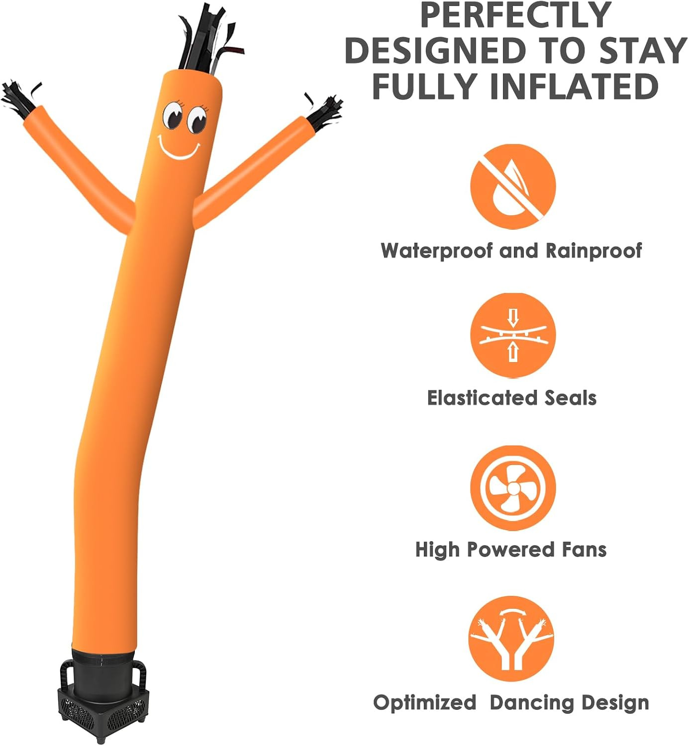 6FT Fly Puppet Dancer with 1/3Hp Blower Complete Set (Orange)