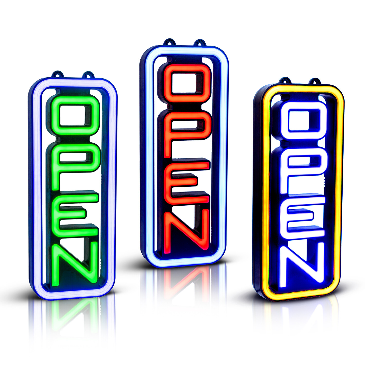 Led Open Sign for Business – Stand Out with 64 Super-Bright Color Combos to Matc