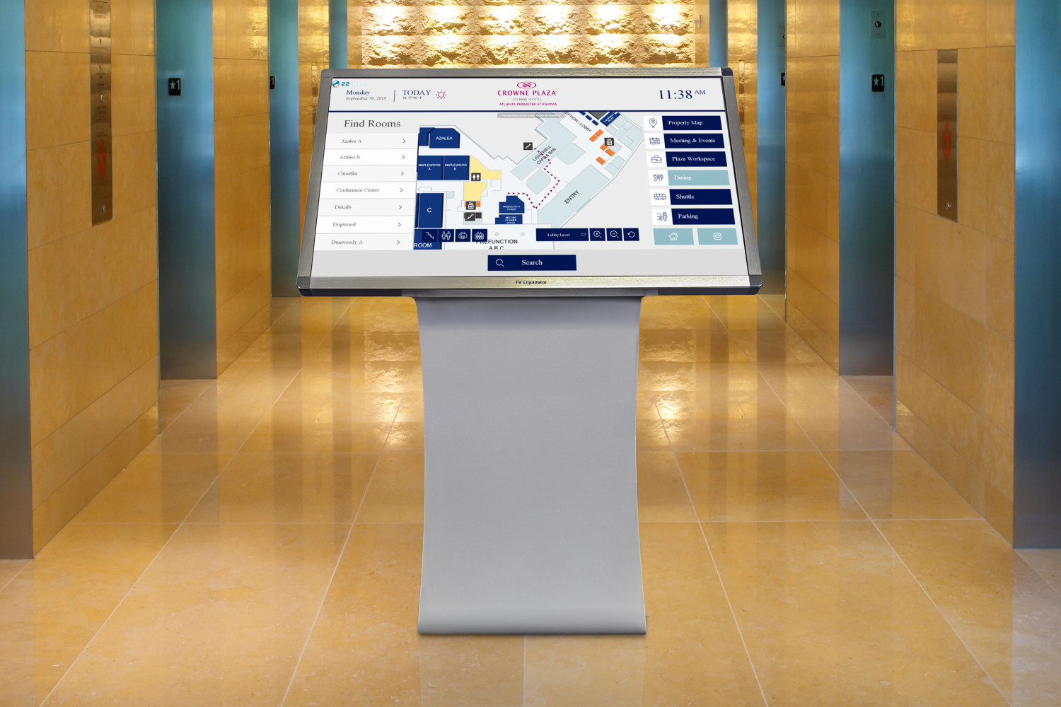 TV Liquidator 32&Prime; Pedestal Touch Screen Computer Kiosk – Windows 11 Pro