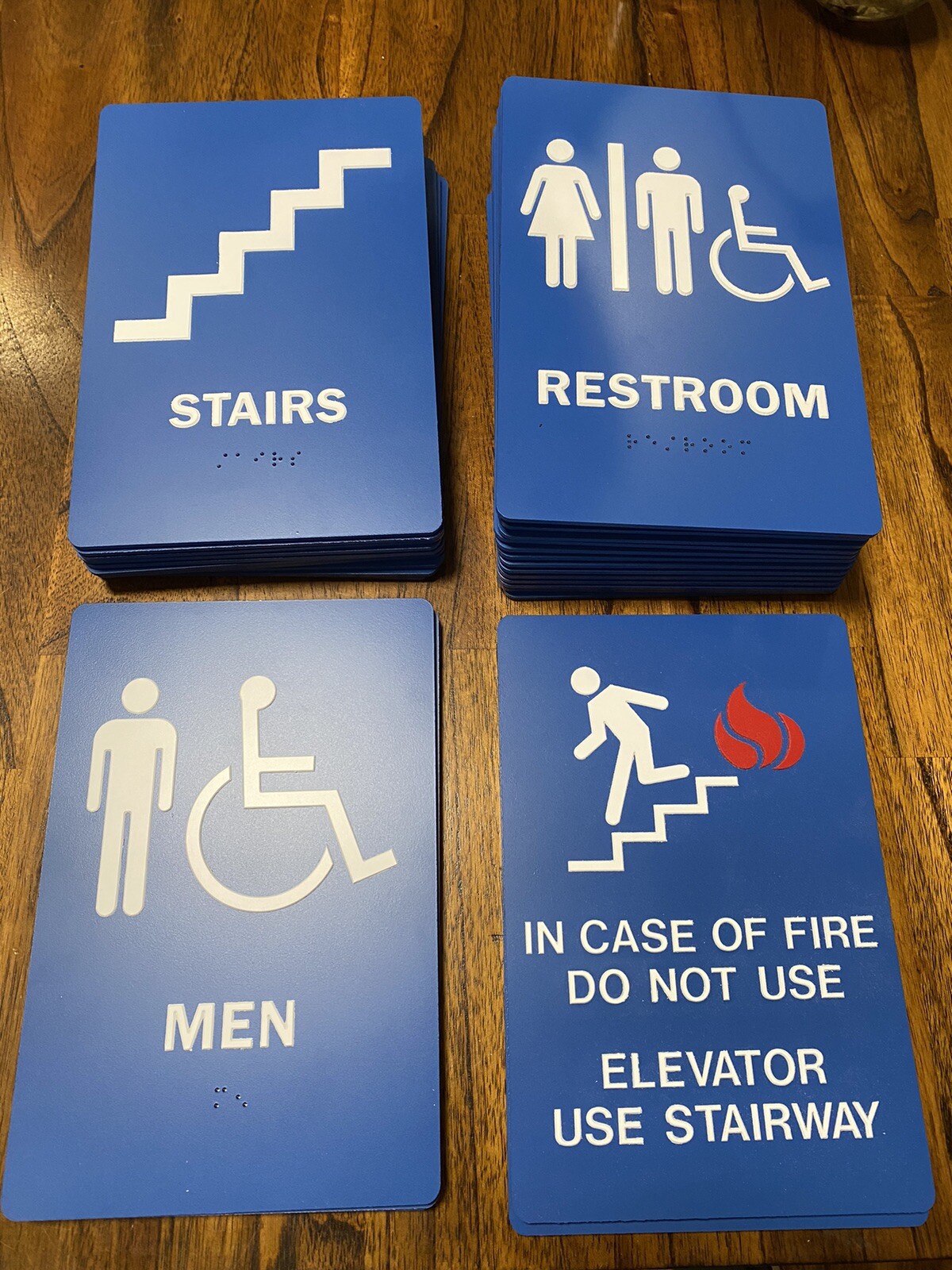 ADA Compliance Signs 6”x 9” New 31 Signs
