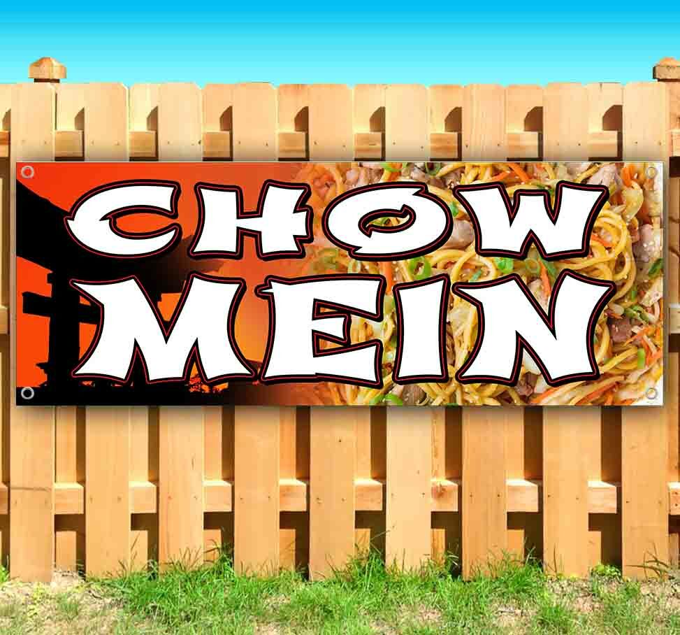 CHOW MEIN Advertising Vinyl Banner Flag Sign Many Sizes CHINESE FOOD