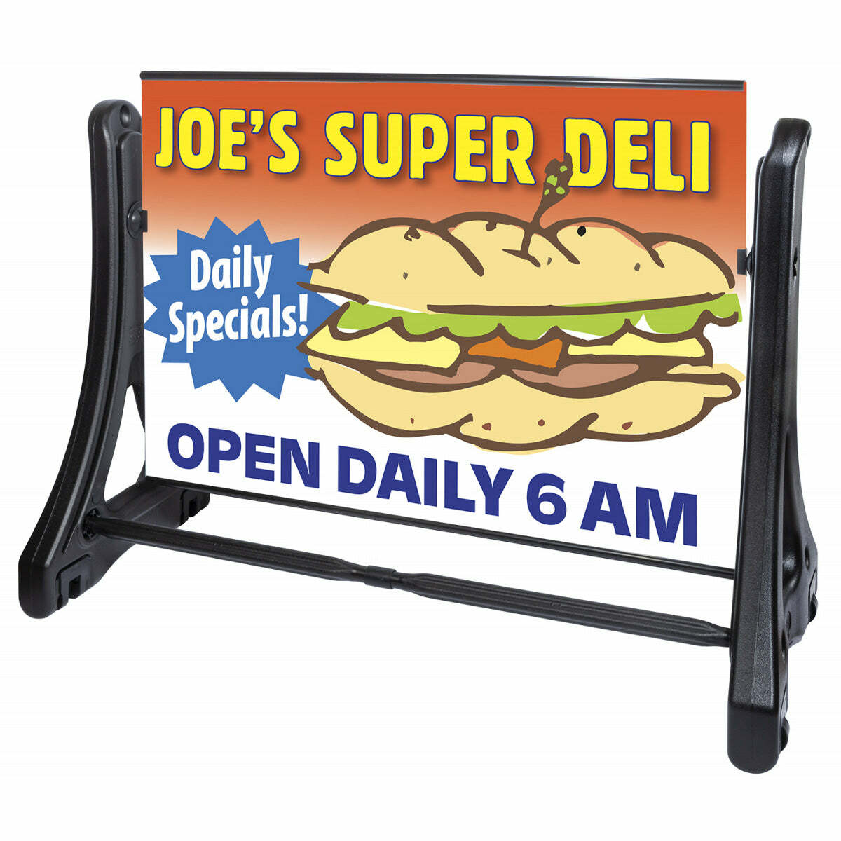 Swinger® Roadside Plus Sign – Ready-4-Graphics