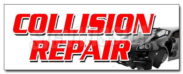COLLISION REPAIR DECAL sticker body shop painting auto car automotive