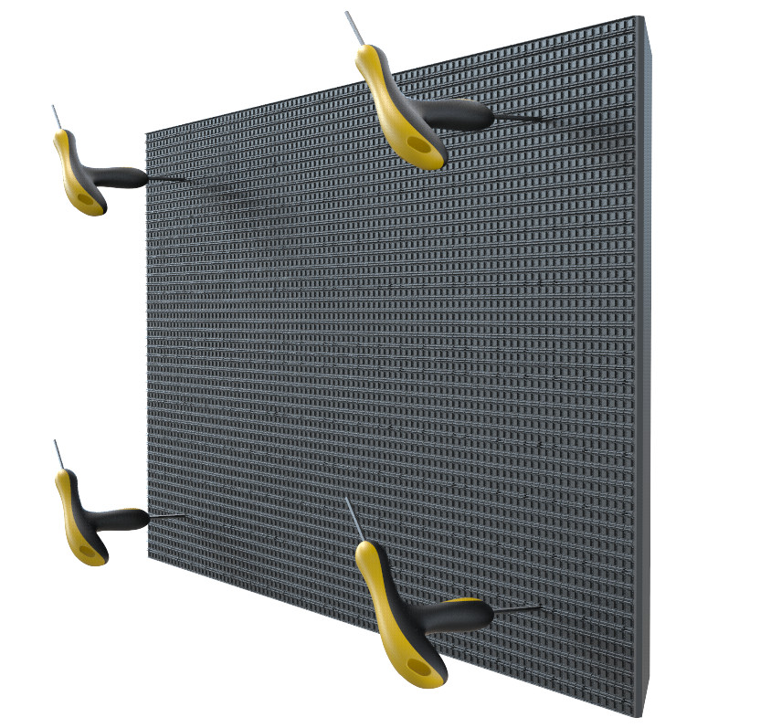 LED Sign P6MM 2&rsquo;x18&prime; SF, or 2×9, DF Full Color Programmable IP67 Outdoor Spanner