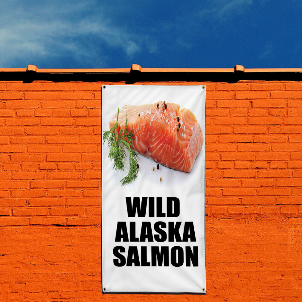 Vertical Vinyl Banner Multiple Sizes Outdoor Weatherproof Industrial Yard Signs