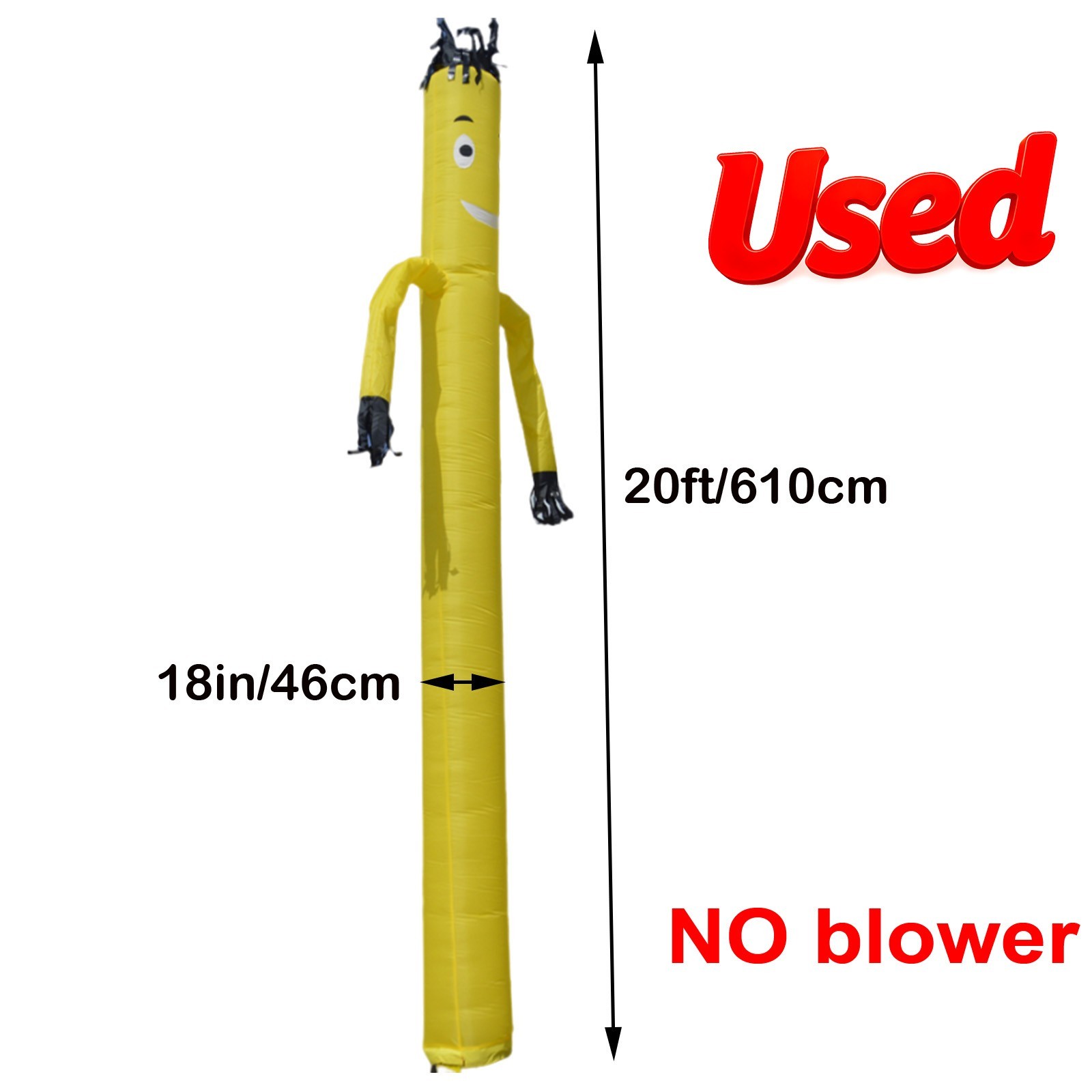 USED Air Inflatable Puppet Dancer Dancing Wind Dancer Sky Puppet NO BLOWER