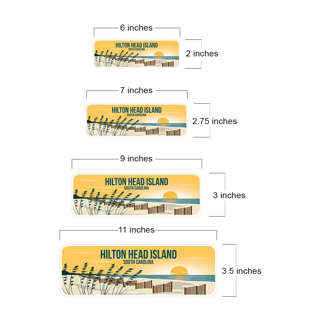 Standard Plus Hilton Head Island, South Carolina Wall or Door Sign