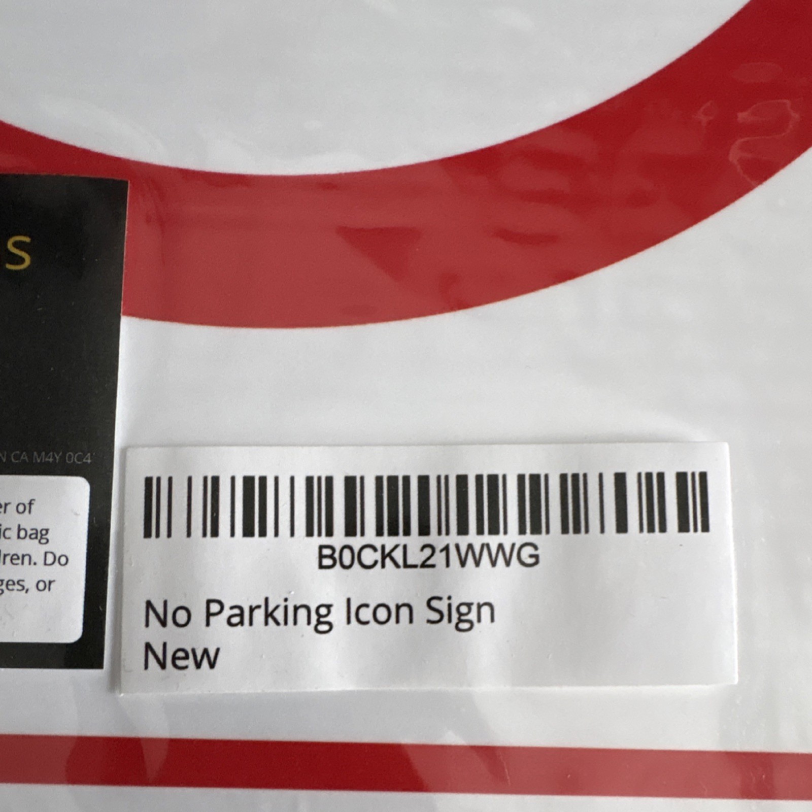No Parking Icon Warning & Safety Sign White Red Black Parking Traffic