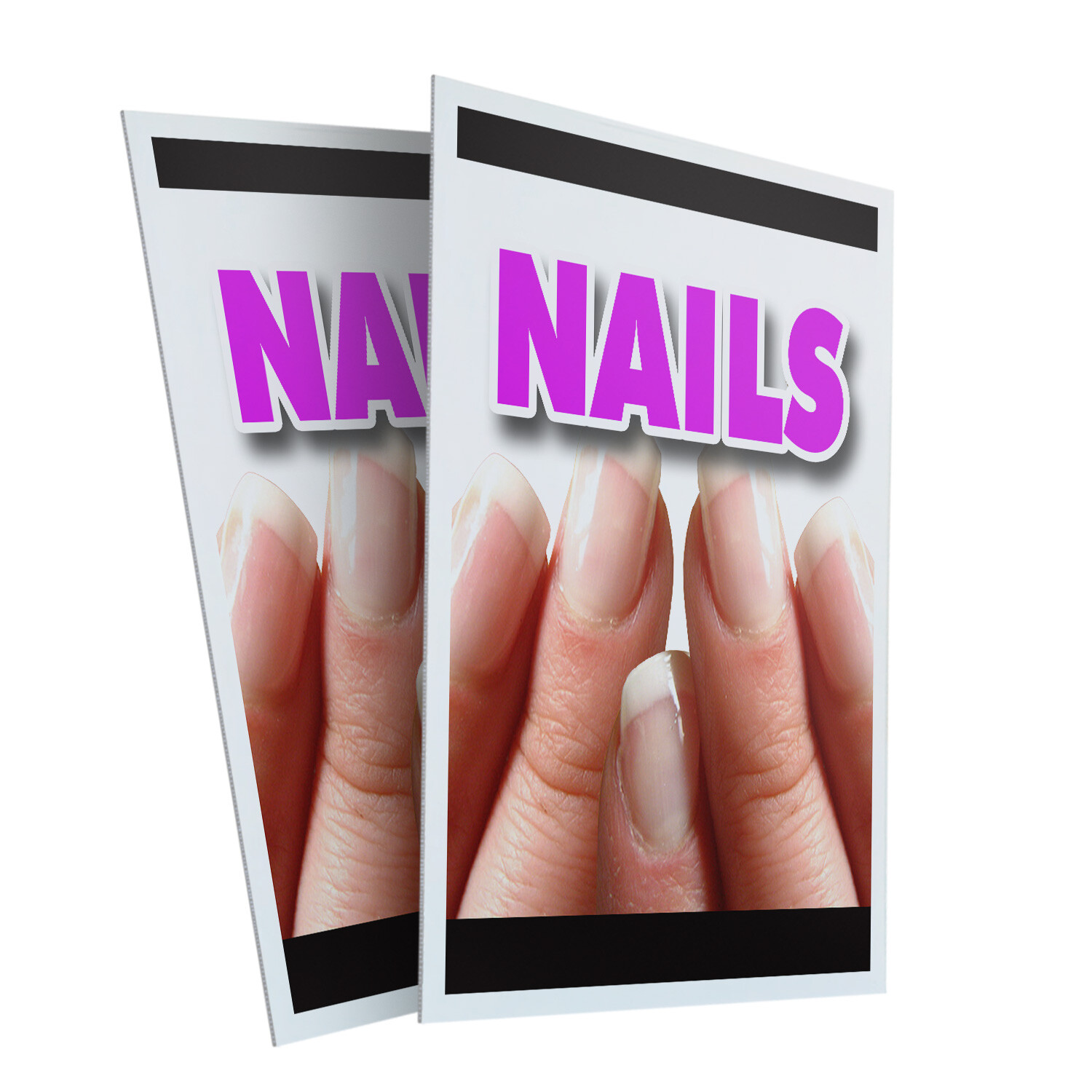A-frame Sidewalk Nails 24&Prime; x 36&Prime; Double Sided A-Frame Sidewalk Sign