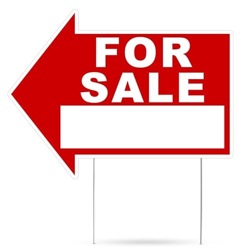 Large Huge For Sale Yard Sale Arrows Yard Sign Double Sided With Stake Large …