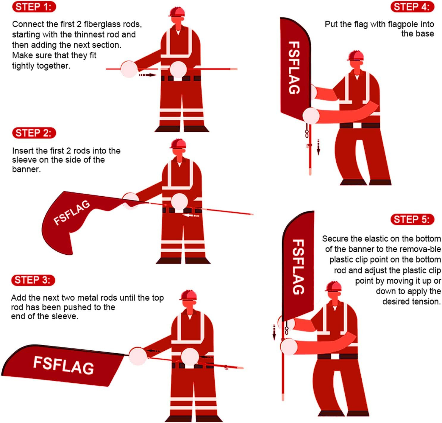 Hot Dog Swooper Flag and Pole Kit – Food Restaurant Advertising Feather Banner S